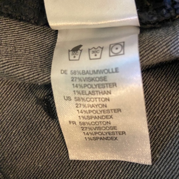 Articles of Society Women’ Sarah Tar wash black jeans Size 28 - Picture 7 of 8